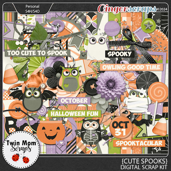 Cute Spooks - KIT by Twin Mom Scraps