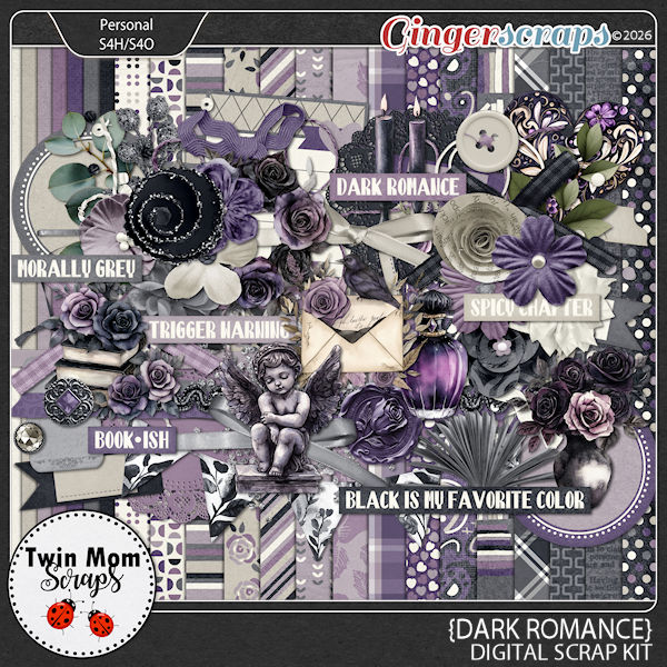 Dark Romance - KIT by Twin Mom Scraps