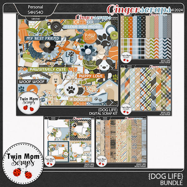 Dog Life - BUNDLE by Twin Mom Scraps