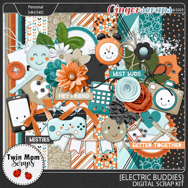 Electric Buddies - KIT by Twin Mom Scraps
