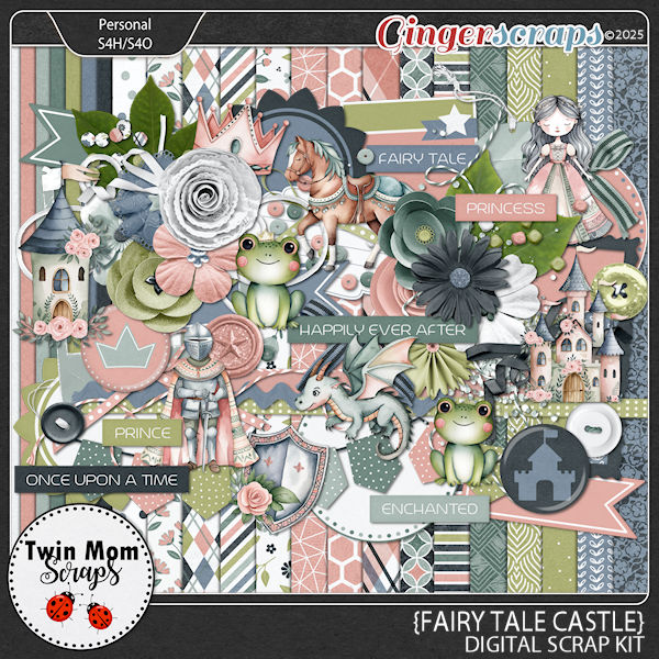 Fairy Tale Castle - KIT by Twin Mom Scraps