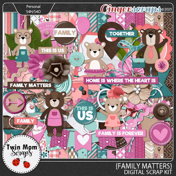 Family Matters - KIT by Twin Mom Scraps