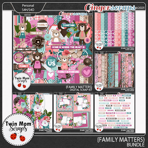 Family Matters - BUNDLE by Twin Mom Scraps