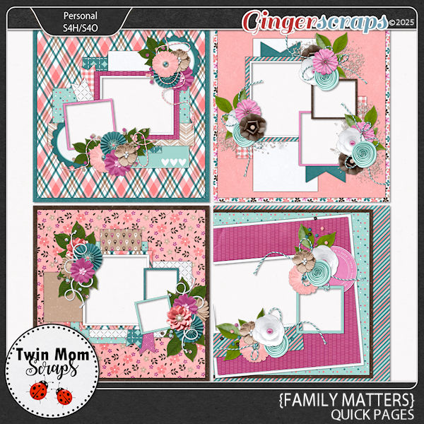 Family Matters - QUICK PAGES by Twin Mom Scraps