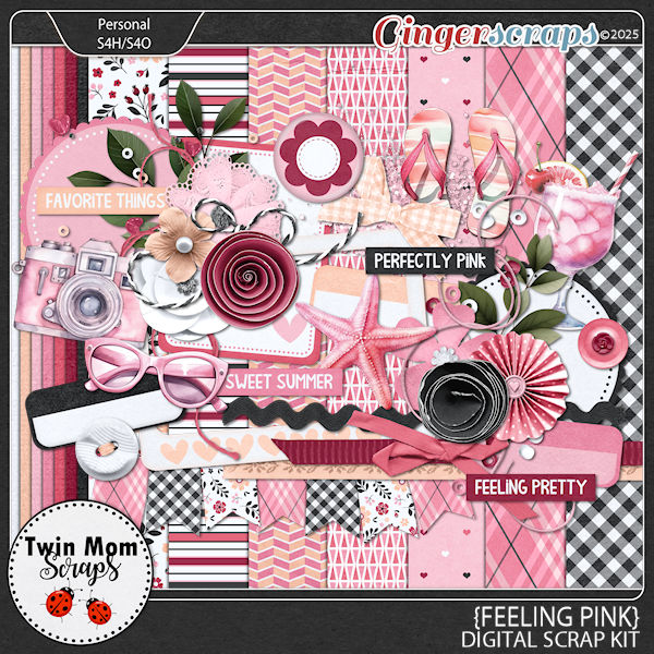 Feeling Pink - KIT by Twin Mom Scraps