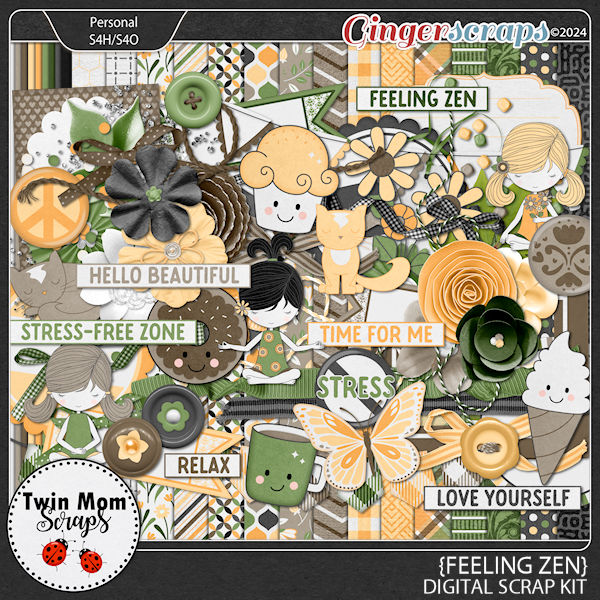 Feeling Zen - KIT by Twin Mom Scraps