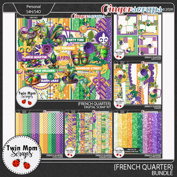 French Quarter - BUNDLE by Twin Mom Scraps