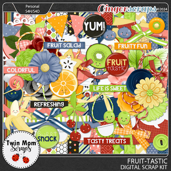 Fruit Tastic - KIT by Twin Mom Scraps