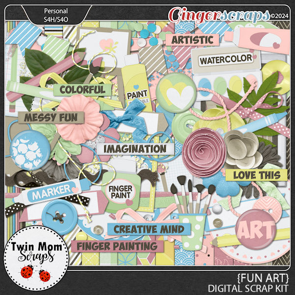 Fun Art - KIT by Twin Mom Scraps