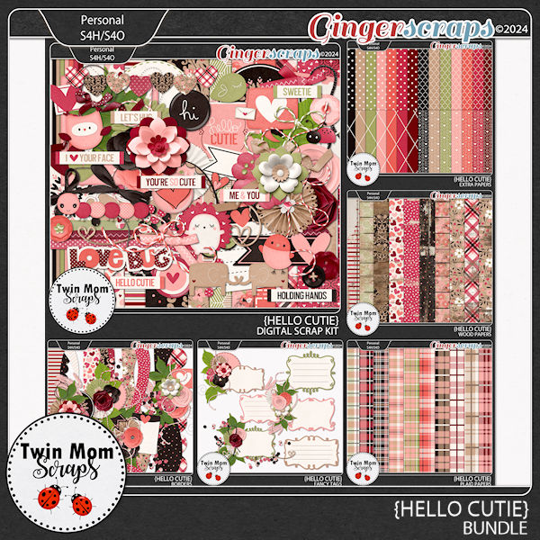 Hello Cutie - BUNDLE by Twin Mom Scraps