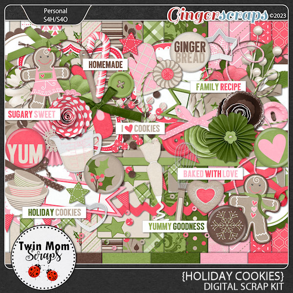 Holiday Cookies - KIT by Twin Mom Scraps