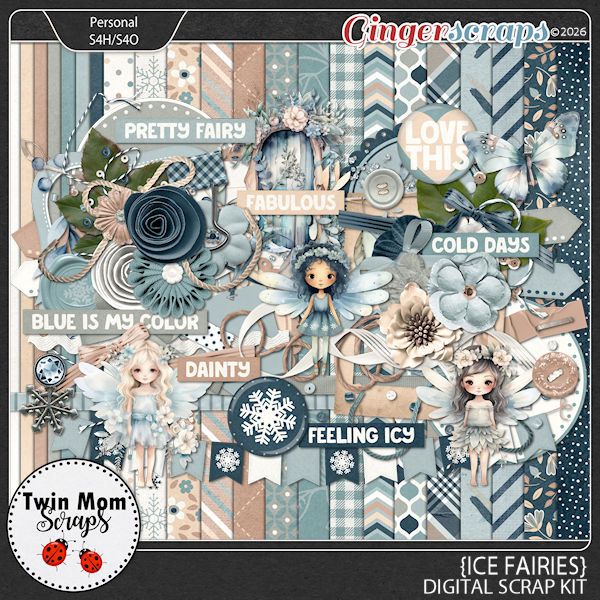 Ice Fairies - KIT by Twin Mom Scraps