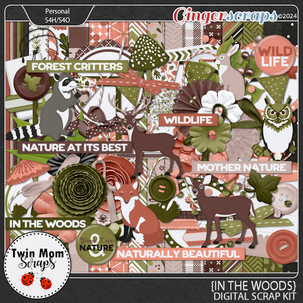 In the Woods - KIT by Twin Mom Scraps