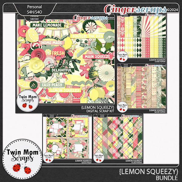 Lemon Squeezy - BUNDLE by Twin Mom Scraps