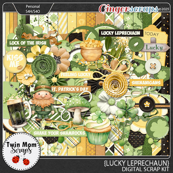 Lucky Leprechaun - KIT by Twin Mom Scraps