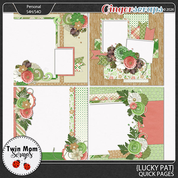 Lucky Pat - QUICK PAGES by Twin Mom Scraps