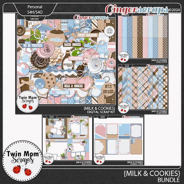 Milk and Cookies - BUNDLE by Twin Mom Scraps