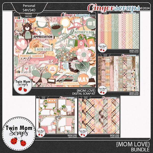 Mom Love - BUNDLE by Twin Mom Scraps