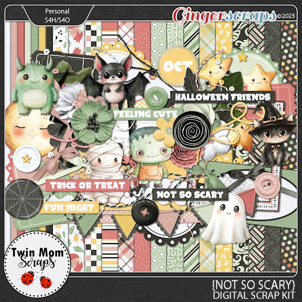 Not So Scary - KIT by Twin Mom Scraps