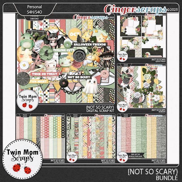 Not So Scary - BUNDLE by Twin Mom Scraps