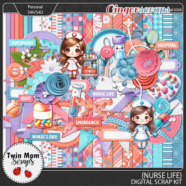 Nurse Life - KIT by Twin Mom Scraps