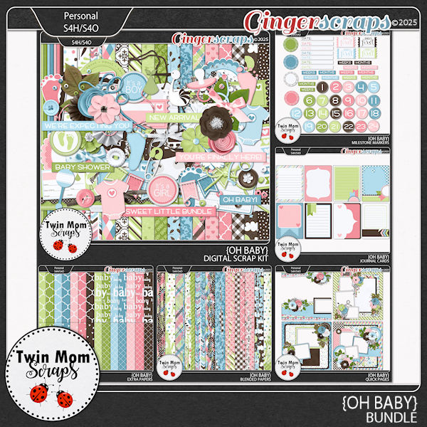 Oh Baby - BUNDLE by Twin Mom Scraps