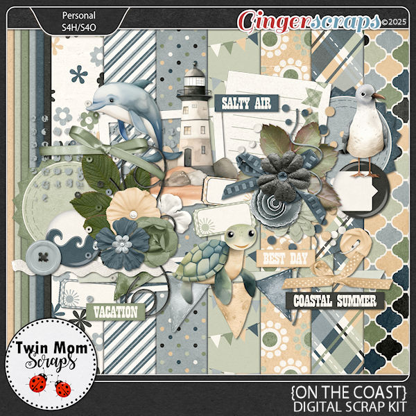 On the Coast - KIT by Twin Mom Scraps