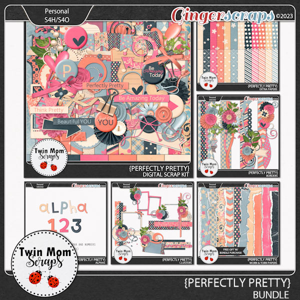 Perfectly Pretty - BUNDLE by Twin Mom Scraps