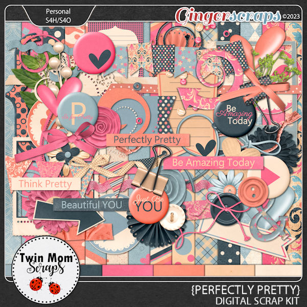 Perfectly Pretty - KIT by Twin Mom Scraps