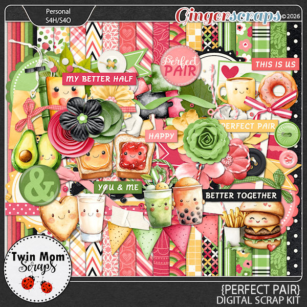 Perfect Pair - KIT by Twin Mom Scraps