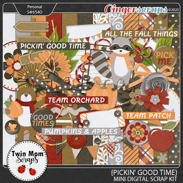 Pickin Good Time - MINI KIT by Twin Mom Scraps