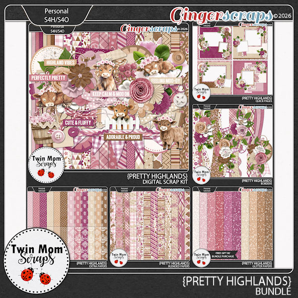 Pretty Highlands - BUNDLE by Twin Mom Scraps