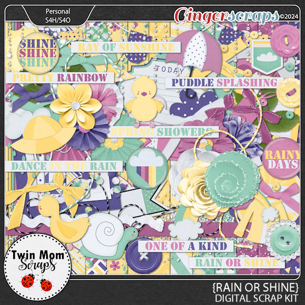 Rain or Shine - KIT by Twin Mom Scraps