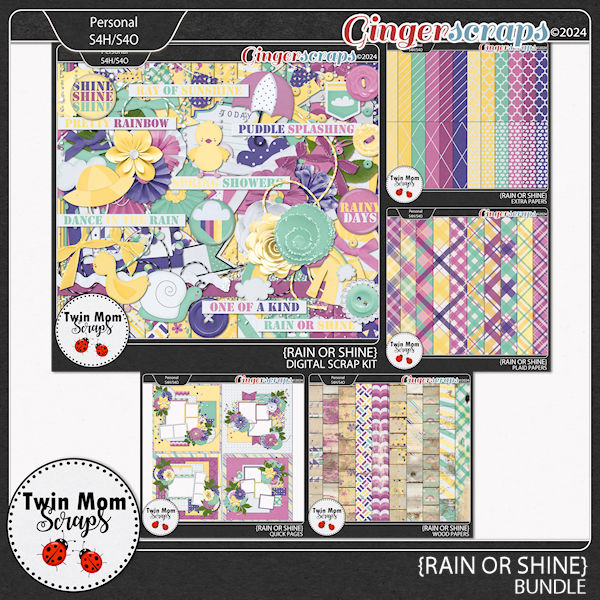 Rain or Shine - BUNDLE by Twin Mom Scraps