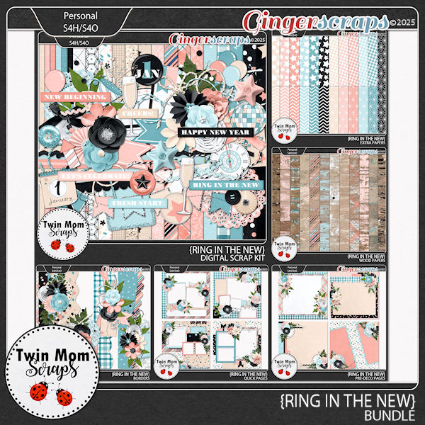 Ring in the New - BUNDLE by Twin Mom Scraps