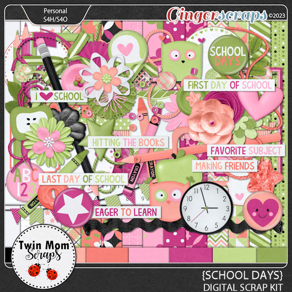 School Days - KIT by Twin Mom Scraps