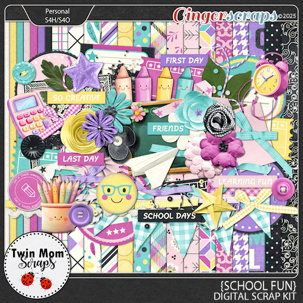 School Fun - KIT by Twin Mom Scraps