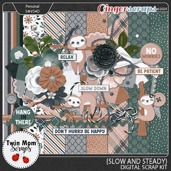 Slow and Steady - KIT by Twin Mom Scraps