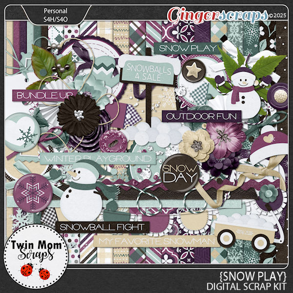 Snow Play - KIT by Twin Mom Scraps