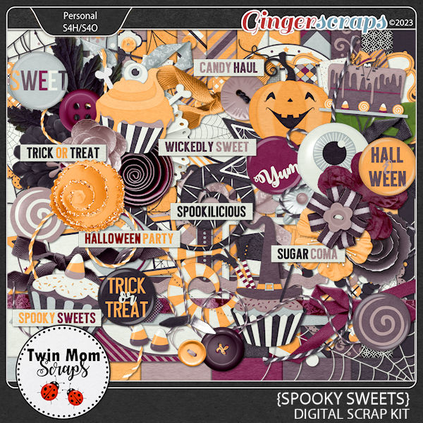 Spooky Sweets - KIT by Twin Mom Scraps