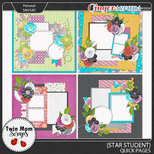 Star Student - QUICK PAGES by Twin Mom Scraps