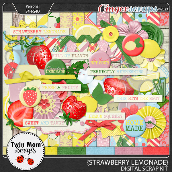 Strawberry Lemonade - KIT by Twin Mom Scraps