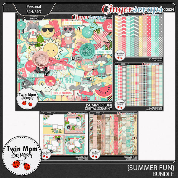 Summer Fun - BUNDLE by Twin Mom Scraps