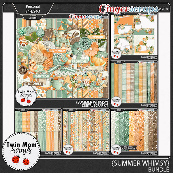 Summer Whimsy - BUNDLE by Twin Mom Scraps