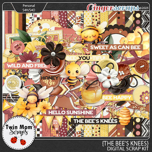 The Bees Knees - KIT by Twin Mom Scraps