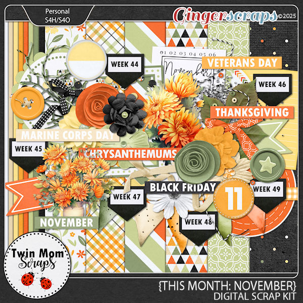 This Month: November - KIT by Twin Mom Scraps