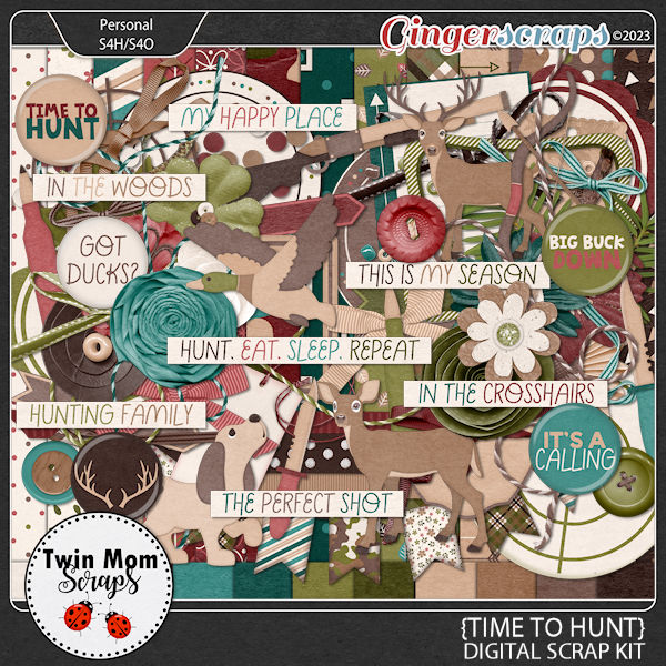 Time to Hunt - KIT by Twin Mom Scraps