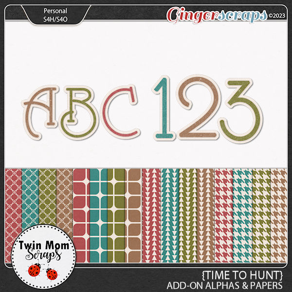 Time to Hunt - ADD-ONS by Twin Mom Scraps