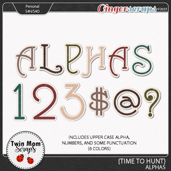 Time to Hunt - ALPHAS by Twin Mom Scraps