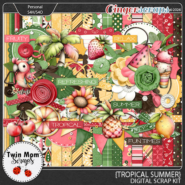 Tropical Summer - KIT by Twin Mom Scraps